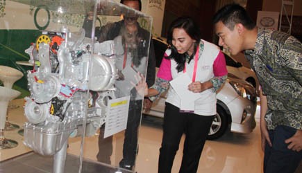 Produk ramah lingkungan yang pamerkan Toyota di acara MP3EI