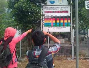 Illustrasi alat pengukur kadar udara (ISPU)