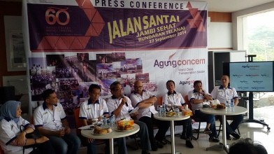 Manajemen Agung Toyota mengadakan konferensi pers, Sabtu (27/9)