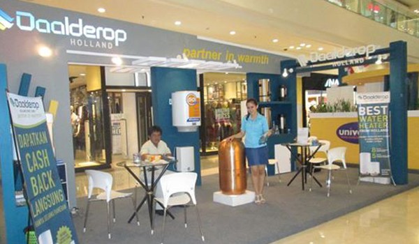Water Heater  Daalderop memberikan garansi  service selama 5 tahun. Foto contoh produk Daalderop