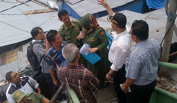 Blusukan walikota Jambi Sy Fasha ke kawasan istana anak-anak