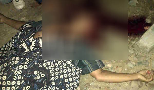 Korban Asari bin Yunus (53) meregang nyawa setelah dibacok Abu nawas (50)