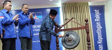 Acara Partai Demokrat Jambi beberapa waktu lalu