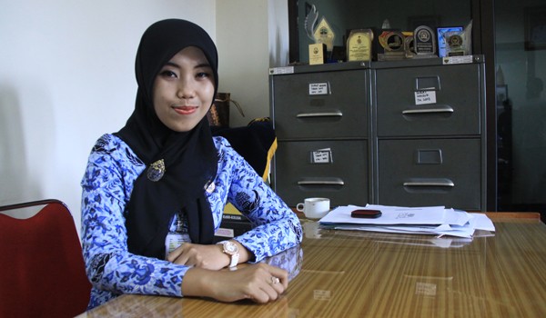 MANTAN QORIAH: Nany Mawaddah,  Protokoler Gubernur Jambi, KHAIDIR/JE   