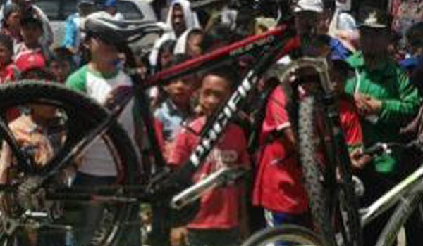 Inilah sepeda pribadi milik Bupati Kerinci Adi Rozal yang dilelang