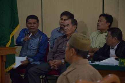 Sidang kasus Bansos yang digelar beberapa waktu lalu di PN Tipikor Jambi