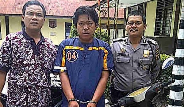 Pelaku pencurian motor Junaidi alias Ijun Bin Amir Husin