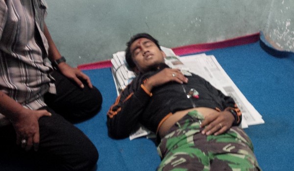 Pengengara motor yang terjatuh