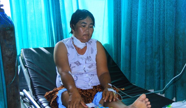 Jubaidah, Korban percobaan pembunuhan yang dirawat di Rumah Sakit Sultan Thaha Saifudin Tebo 