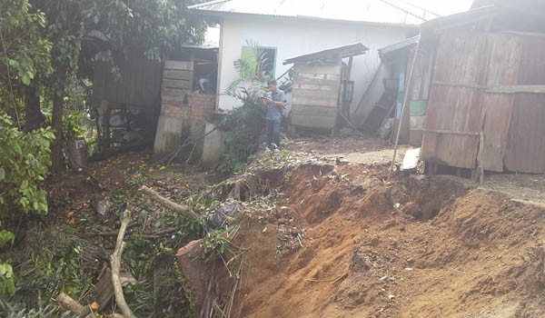 Lokasi yang dicemaskan warga RT 13 Dusun Baru 