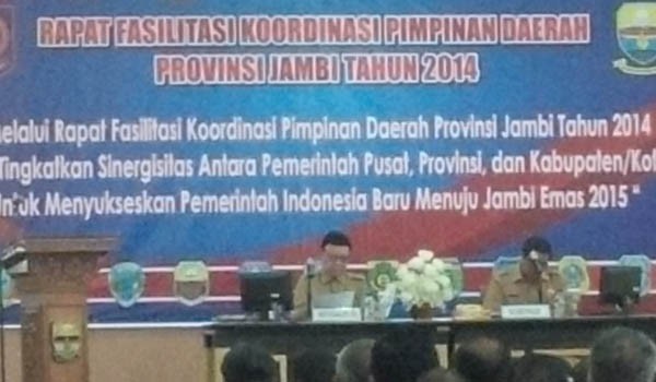 Rapat Fasilitasi Koordinasi Pimpinan Daerah Provinsi Jambi 2014