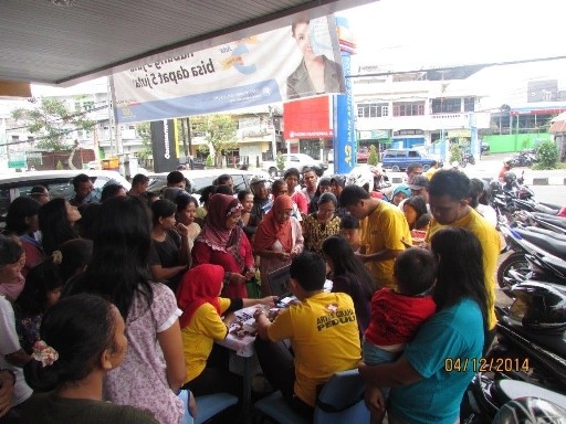 Salurkan Csr Bank Artha Graha Gelar Pasar Murah