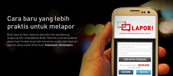 KemenPAN-RB dan UKP4 Ajak Masyarakat Sampaikan Pengaduan ke LAPOR! Foto: lapor.ukp.go.id