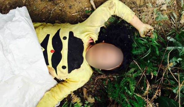  Mayat Perempuan Tanpa Identitas ditemukan di kebun PT Wanamukti / HTI di RKT 1997 KM 16 Desa Sungai Kaarang Kec. VII Koto Ilir, Kabupaten Tebo