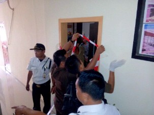 Kantor Diknas Provinsi Jambi saat digeledah penyidik Kejati Jambi
