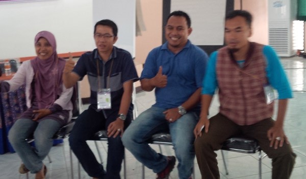 <b>Foto:</b> Pasangan calon ketua dan sekretaris AJI Kota Jambi