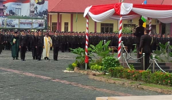 Inilah suasana pelantikan siswa SPN menjadi Brigadir di Polda Jambi