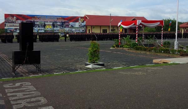 Inilah suasana pelantikan siswa SPN menjadi Brigadir di Polda Jambi