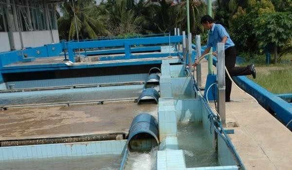 Salah satu instalasi pengolahan air milik PDAM Tirta Mayang Kota Jambi