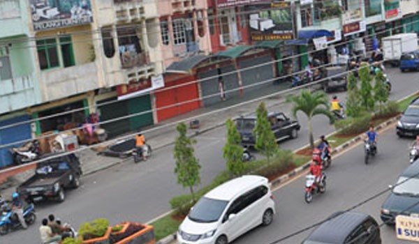 Salah satu sudut Kota Bungo   