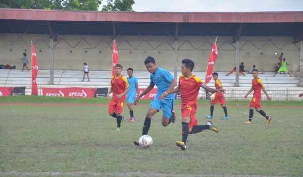 Kesebelasan Kerinci saat melawan kesebelasan Muarojambi