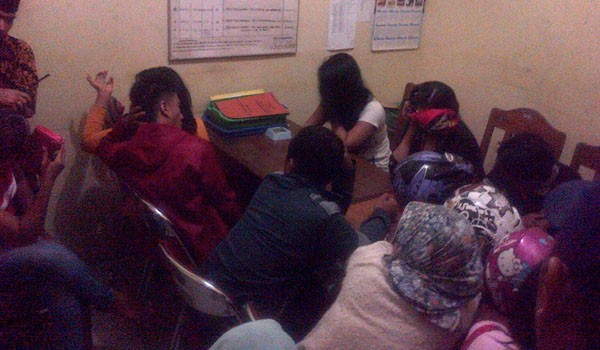 Razia pekat yang dilakukan Sat Pol pp Muara Bungo