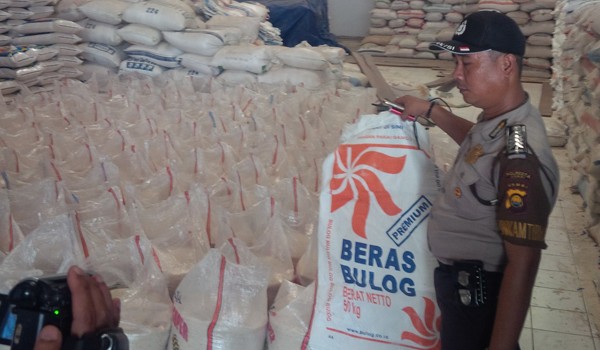 Gudang beras di Jambi Timur yang digerebek pihak kepolisian