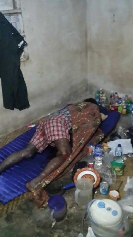 Kondisi mayat yang ditemukan warga dalam keadaan telungkup