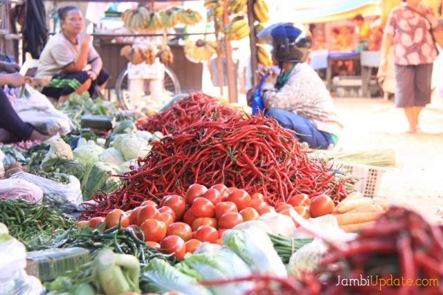 Sembako di Pasar Keluarga Kota Jambi