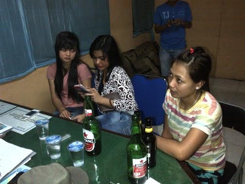 PSK yang ditangkap di sebuah room karaoke yang ada di Kota Bangko