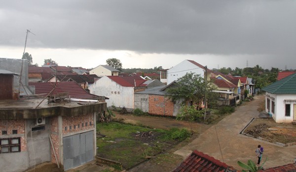 Cuaca mendung dilangit Jambi