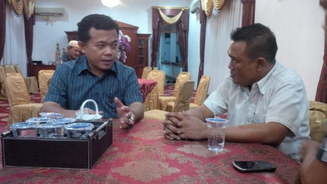 Bupati Merangin Al Haris dan Ketua Panitia GF JE 2015 Pirma Satria