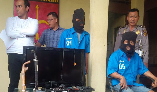 Perampok asal mersam yang tertangkap Polsek Kotabaru