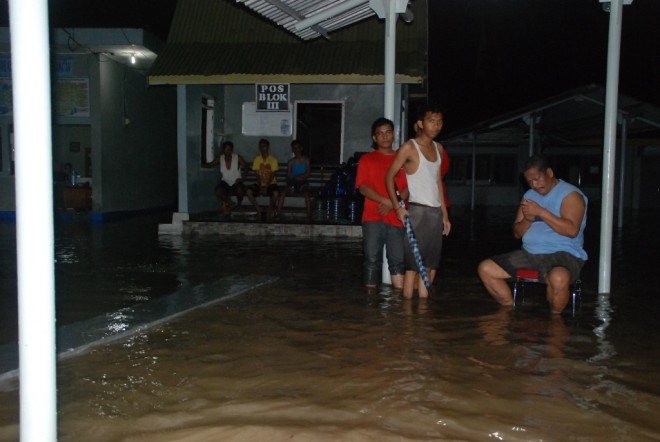 Kondisi Lapas yang terendam banjir