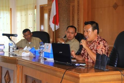 Sosialisasi Guru Favorit Jambi Ekspres di Tebo beberapa waktu lalu