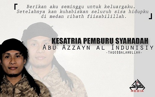 Photo Brigadir Syahputra yang diambil dari situs http://www.azzammedia.net.