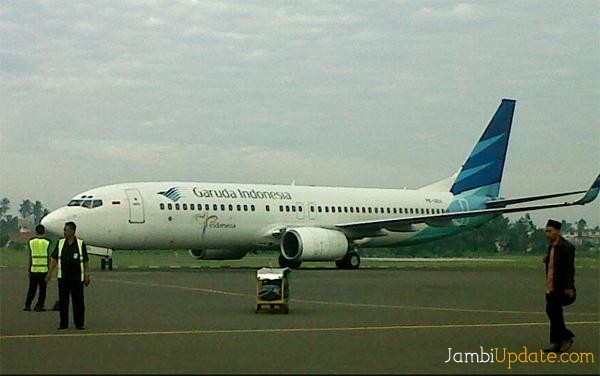 Ilustrasi pesawat Garuda Indonesia