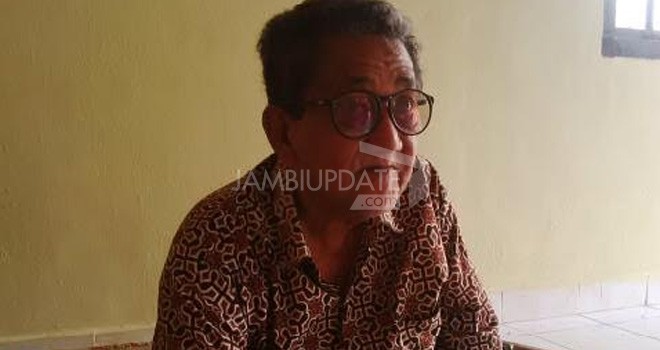 Soegiyanto saat di Mapolsek Sarolangun.