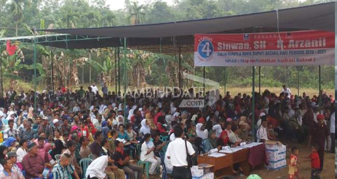 Tim Pemenangan Sinar di Pemayung.