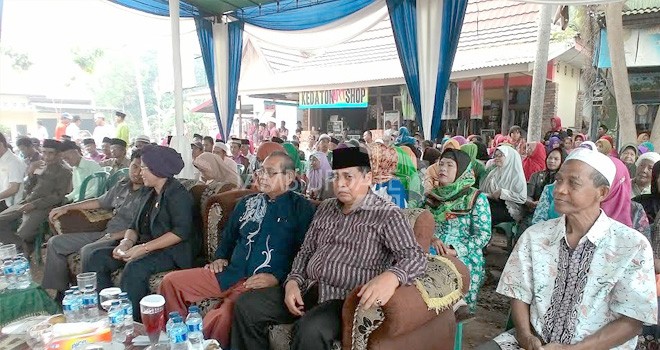 HBA melakukan silaturahim bersama warga Desa Candi Muaro Jambi, Selasa (15/9).
