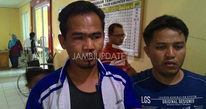 Anggota DPRD Sungai Penuh Fajran saat berada di RSU MH A Thalib Kerinci