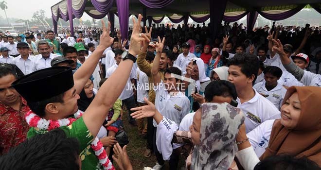 Sambutan Saat Pengukuhan Tim Meranti II Renah Pamenang Merangin.