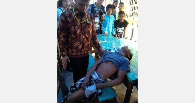 Pria tak dikenal yang diamankan Paspampres.