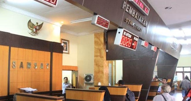 Kantor UPTD Samsat Kota Jambi.