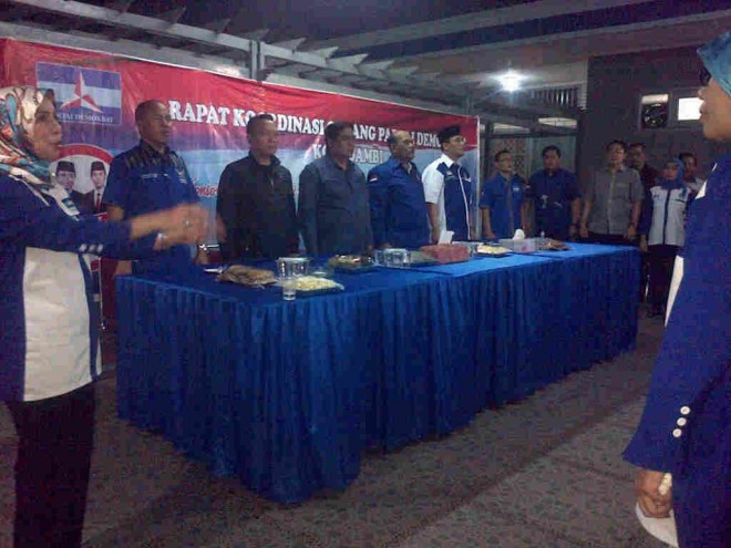 DPC Demokrat Kota Jambi rapatkan barisan untuk memenangkan HBA-Edi di Pilgub Jambi 9 Desember mendatang