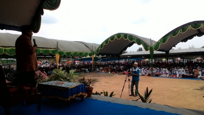 Tabligh akbar HBA di Kuamang Kuning Bungo