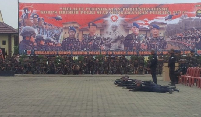 Para penembak kepercayaan Birmob Polda Jambi