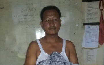 Yunas Sabri (39) Bandar Togel yang  tertangkap tangan di Pasar Tebo