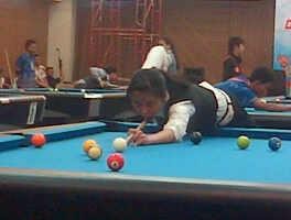 Junnainy melanggang kesemifinal setelah ia mengalahkan Nova