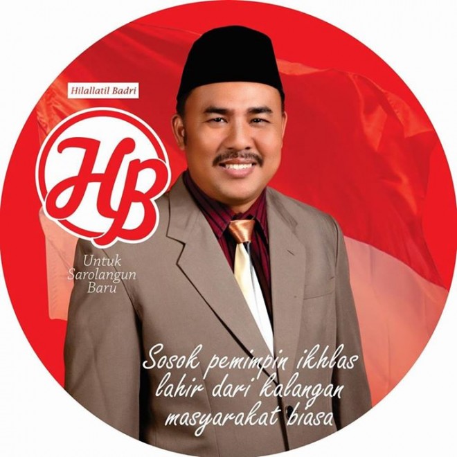 Photo Profile Hilalatil Badri di akun FB. Hilal dinilai bakal menjadi pesaing serius Cek Endra di Pilkada Sarolangun 2017 mendatang
